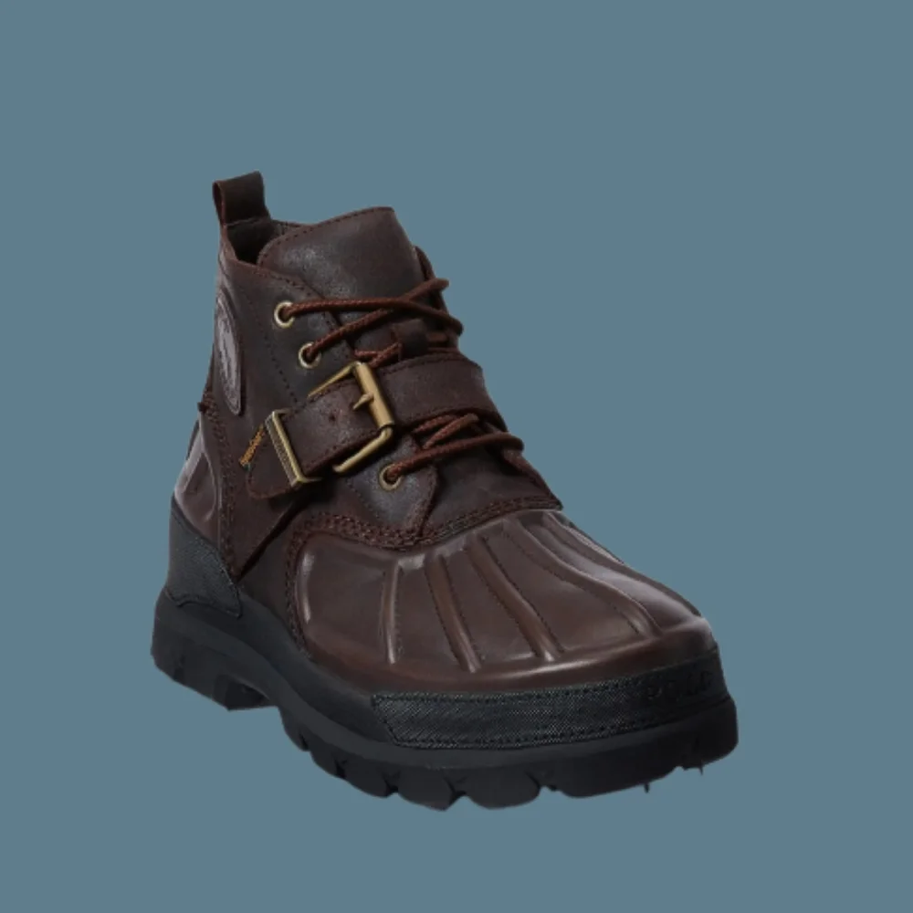 *NWOT Polo Ralph Lauren Boxed Oslo High Waterproof Leather-Suede Boot - Picture 5 of 5